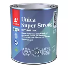 Лак яхтный Tikkurila Unica Super Strong База ЕР бесцветный глянцевый 0.9 л