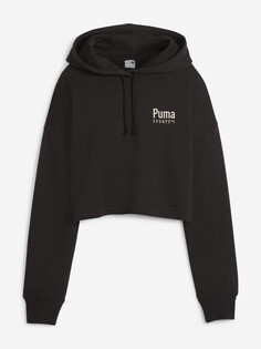 Худи женская PUMA Team Oversized, Черный