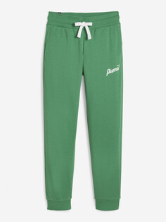 Брюки женские PUMA Ess+ Blossom Script, Зеленый