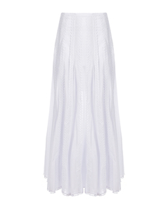 Белая расклешенная юбка Charo Ruiz