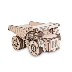 Конструктор EWA ECO-WOOD-ART Деревянный конструктор 3D BELAZ MINI 1.0