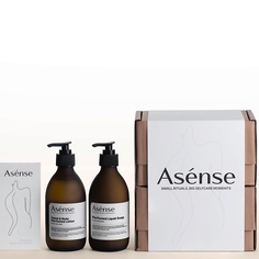 Набор средств для ухода за телом ASENSE Подарочный набор парфюмированный лосьон и жидкое мыло для тела и рук аромат каннабиса