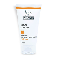 LPLANTS Крем для ног от трещин, с мочевиной 10% Foot Cream Urea 10% 50.0 L'plants