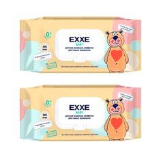 Салфетки для тела EXXE Baby серия Влажные салфетки для детей (Две упаковки) 200.0