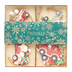 Елочная игрушка TWINKLE Набор декоративных елочных игрушек Xmas Truck