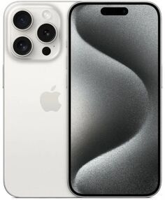 Смартфон Apple iPhone 15 Pro 256GB (MTQ93ZA/A) White Titanium (A3104), with 2 Sim trays no eSim