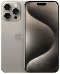 Смартфон Apple iPhone 15 Pro Max 256GB (MU2Q3ZA/A) Natural Titanium (A3108), with 2 Sim trays no eSim
