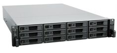 Система хранения данных Synology UC3400 12x2.5"/3.5" SAS, Intel Xeon D-1541/8x2.1GHz, 8GB DDR4, 2x1 Гбит/с, 1x10 Гбит/с, 2U, без HDD