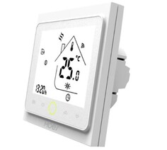 Терморегулятор Moes WHT-002-GB для теплого пола, WiFi, умный, белый
