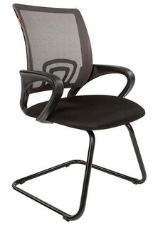 Кресло офисное Chairman 696 V 7018104 серое (TW-04), ткань TW/сетчатый акрил, до 120 кг
