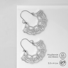Серьги металл Queen Fair