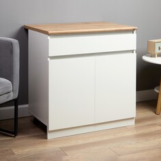 Шкаф напольный зара 1 ящик 800х600х850 белый NO Brand