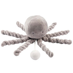 Мягкие игрушки Мягкая игрушка Nattou Musical Soft toy Lapidou Octopus музыкальная