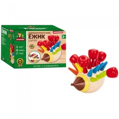 Деревянные игрушки Деревянная игрушка Буратино сортер Ежик