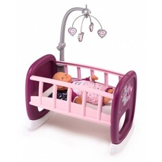 Кроватки для кукол Кроватка для куклы Smoby Baby Nurse Колыбель для пупса с мобилем 220343