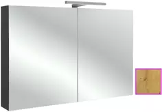 Зеркальный шкаф арлингтонский дуб 80x65 см Jacob Delafon Odeon Up EB796RU-E70