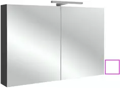 Зеркальный шкаф белый блестящий 80x65 см Jacob Delafon Odeon Up EB796RU-G1C