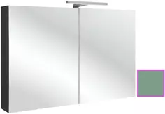 Зеркальный шкаф оливковый блестящий 105x65 см Jacob Delafon Odeon Up EB787-G95