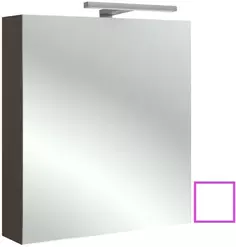 Зеркальный шкаф правосторонний белый блестящий 60x65 см Jacob Delafon Odeon Up EB795DRU-G1C