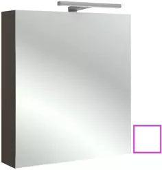 Зеркальный шкаф левосторонний белый блестящий 60x65 см Jacob Delafon Odeon Up EB795GRU-G1C