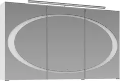 Зеркальный шкаф 120x70 см белый глянец Clarberg Dune DUN0412
