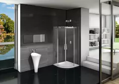 Душевой уголок 100x100 см Good Door Galaxy R-TD-100-C-CH прозрачное