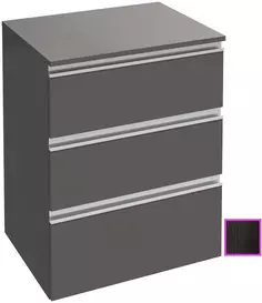 Комод черное дерево 60,1 см Jacob Delafon Vox EB2065-RA-E15