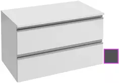 Комод серый антрацит глянец 80,1 см Jacob Delafon Vox EB2061-RA-442