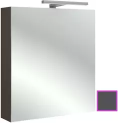 Зеркальный шкаф правосторонний серый антрацит 60x65 см Jacob Delafon Odeon Up EB795DRU-442