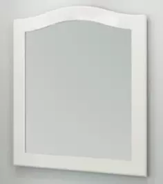 Зеркало 80x90 см белый глянец Comforty Монако 00003129893