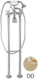 Смеситель напольный для ванны Rav Slezak Morava Retro MK150.5/2Z