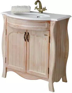 Тумба с раковиной персик 86 см Atoll Ривьера