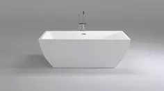 Акриловая ванна 170x80 см Black & White Swan 108SB00