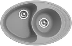 Кухонная мойка Ewigstein серый металлик Elegant W90KF