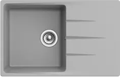 Кухонная мойка Ewigstein серый металлик Gerd 60F