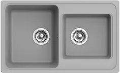 Кухонная мойка Ewigstein серый металлик Elegant 80D