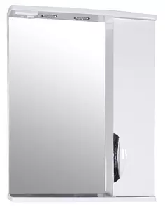 Зеркальный шкаф 57,2x75 см белый ASB-Mebel Мессина АСБ мебель