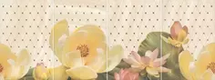 Керамическая плитка Kerama Marazzi Панно Летний сад беж из 4 частей 20x30 (размер каждой части) 30x80 HGD\B56\4x\8260