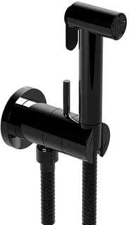 Гигиенический душ Cisal Shower TT00794540 со смесителем, черный матовый