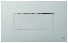 Смывная клавиша OLI Karisma матовый хром 641006