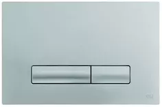 Смывная клавиша OLI Glam матовый хром 139186