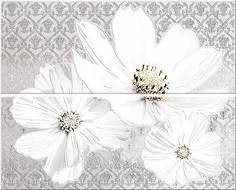 Панно Azori Sfumato Grey Floret 40,2x50,5