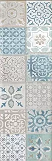 Плитка R4YM Frame decoro Milk 25x76 Ragno