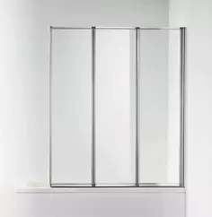 Шторка для ванны 100 см Bravat Alfa BG100.5320A прозрачное