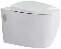 Унитаз подвесной Jaquar Vignette VGS-WHT-81953UF безободковый, с сиденьем микролифт, белый