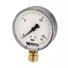 Манометр радиальный 1/2" х 100/16 Bar Watts F+R200 10008079