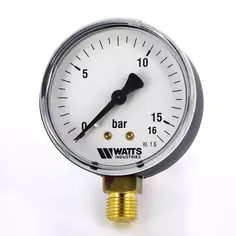 Манометр радиальный 1/2" х 80/16 Bar Watts F+R200 10007794
