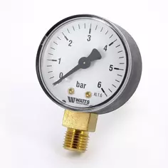 Манометр радиальный 1/4" х 50/6 Bar Watts F+R200 10007378