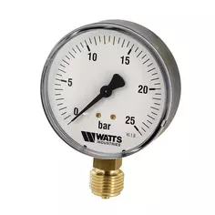 Манометр радиальный 1/2" х 80/25 Bar Watts F+R200 10007795