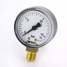 Манометр радиальный 1/4" х 63/16 Bar Watts F+R200 10007725